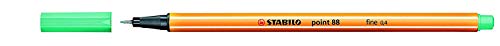 STABILO point 88 Fineliner pigment liner 88/13 (3 Stück) – Eis grün