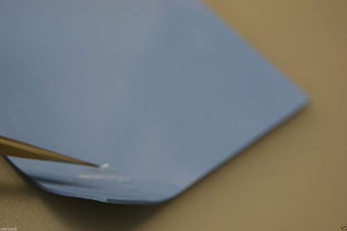 SPHINX blue 100x100x1mm GPU CPU PS3 PS2 Heatsink Cooling Thermal Conductive Silicone Pad. Works for TV boards and any proper electronics.