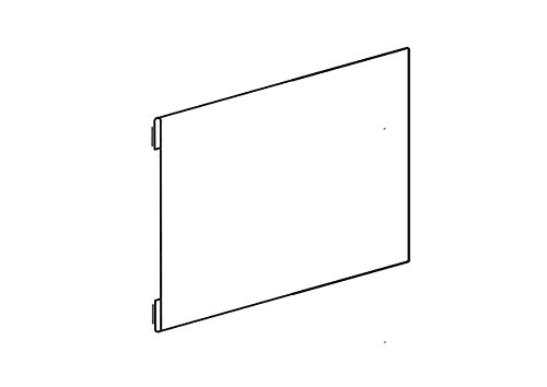 Pos Display Shop Landscape - PVC Adhesive Wall Mounted Menu Holder Sign Holder Poster Holder Sleeve Display C Shape - Pack of 10 (A4 (297mm Wide x 210mm High)