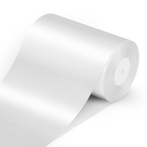 AiQInu Fita de raso, 10 cm x 20 m, fita de tecido para artesanato, embrulhos de presentes, balões, laços, decoração de casamento