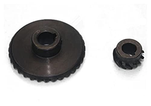 TMP1105 100 Angle Grinder Gear Imitation 9523 Gear 100 Angle Grinder Gear Angle Grinder Gear Repair Parts (Hole Diameter : 10mm with 8mm, Number of Teeth : 32 T with 12 T)