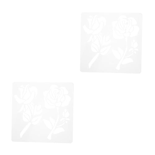 Tofficu 2 Piezas Plantilla De Flor De Spray Hueco Floral Cuadro Para Plantillas De La Naturaleza Plantillas De Flores Plantillas De Pintura De Bricolaje Pintura De Flores La Mascota