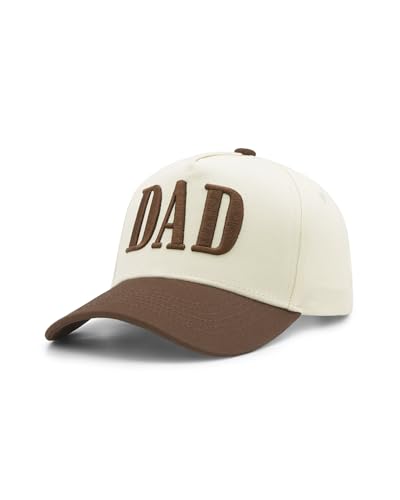 Image of Dad Hats for Men, Vintage Two Tone Hat, New Dad Gifts for Husband, Fathers Day Birthday Gifts from Daughter Son Wife