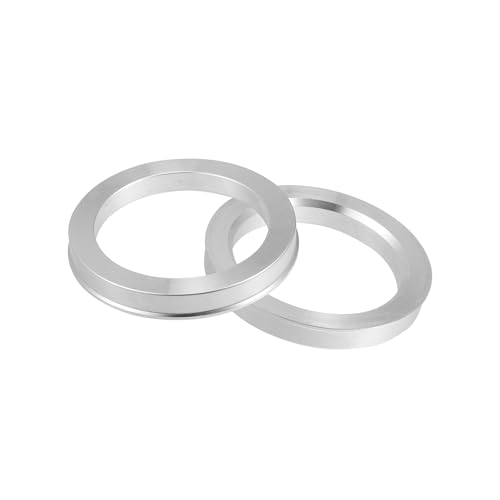 Hihaha 2pcs OD 78.1mm to ID 60.1mm Aluminium Alloy Car Hub Centric Rings Wheel Bore Center Spacer Durable Material