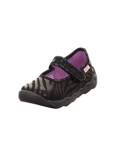 Superfit Mädchen Bubble 1-006271 Hausschuhe, Schwarz 0050, 36 EU – Ansicht 1