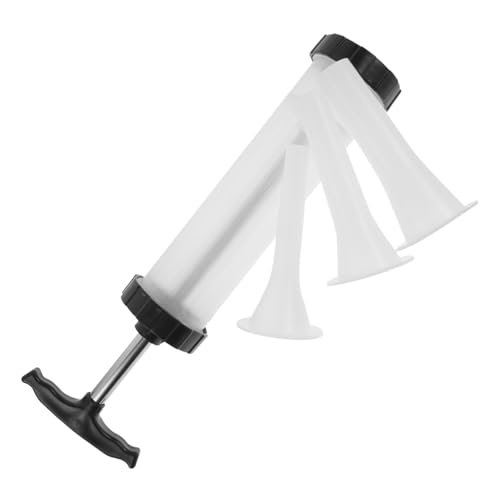 HIAKDOFT Poussoir Saucisse Manuel Plastique Alimentaire Remplissage Facile et Sûr Outil de Fabrication de Saucisses Maison Nettoyage Simple Design Ergonomique pour Cuisine Familiale