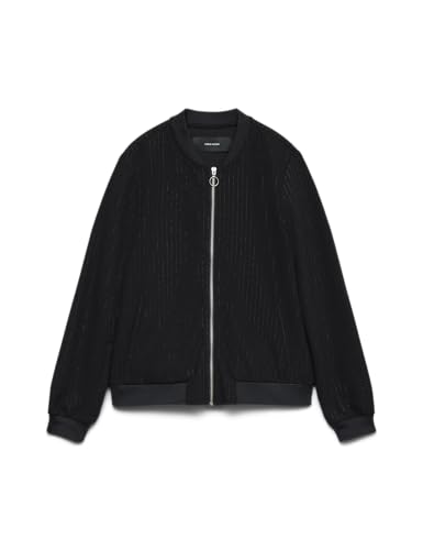 Vmberlin Coco VERO MODA Glitter Bomber veste de mi-saison noire XS