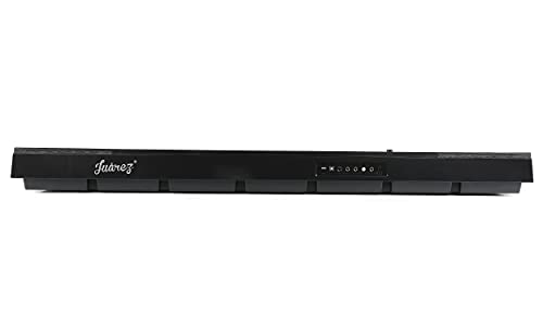 Image of Juarez JRK881 88-Key Digital Piano with Semi-Weighted Keys, Built-in Speakers, Sustain Pedal, USB & Aux Connectivity - Black