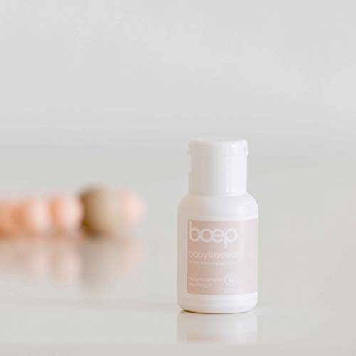 boep Geschenkset für Babys erste Wochen | Erstausstattung im Bio-Baumwollbeutel mit Babycreme, Wundcreme und Badeöl | Zertifizierte Naturkosmetik | Geschenk zur Geburt, Babyparty oder Weihnachten - Image 7