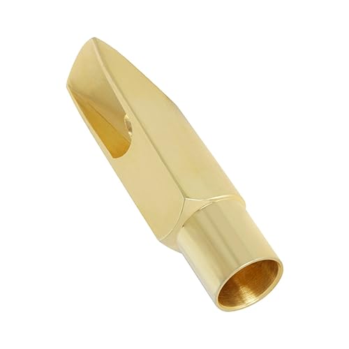 COSMEVIVI 1個 6 サックスアクセサリー g1 ソプラノ サックス用品 ユニバーサルサックスヘッド サックスの交換 アルトサックスパーツ テナーサックス サックスマウスピース Golden