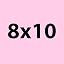Pink 8X10 Inches