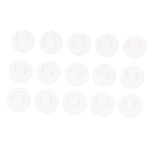 IWOWHERO 20pcs Socket Covers Tamper Resistant Outlet Covers Hard Plastic Child Safety Electrical Outlet Guards for Home