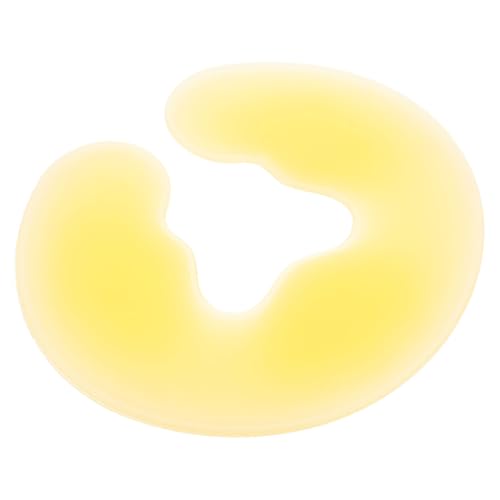 PACKOVE Professional Face Down Silicone Pillow Cushion for Spa and Beauty Treatment U Shape Design with Cut for Comfort and Pressure Relief