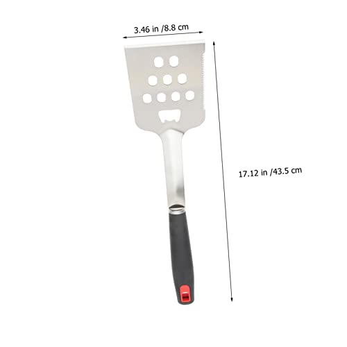 Set de 4 utensilios de acero inoxidable para parrilla miniatura 6
