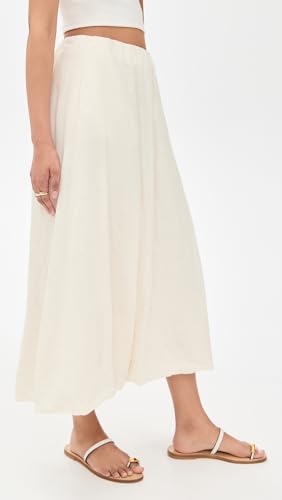 Velvet Women's Rachelle Bubble Hem Linen Skirt4