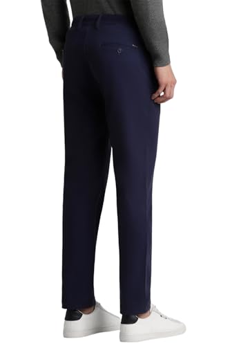Image of Peter England Men's Regular Fit Mid Rise Pants