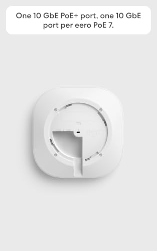 Image of Three Amazon eero PoE 7s (newest model) with Amazon eero PoE Gateway
