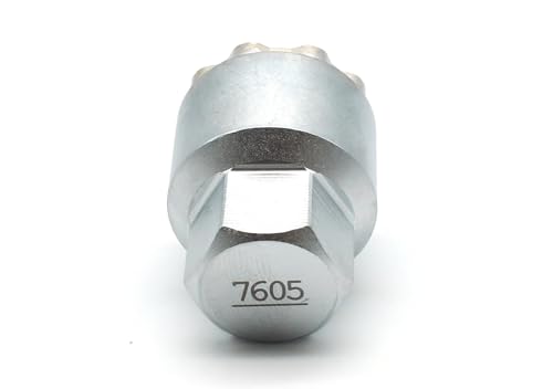Image of TMAX #7605 Anti-Theft Wheel Lug Nut Removal Socket Key 3438 for Volvo