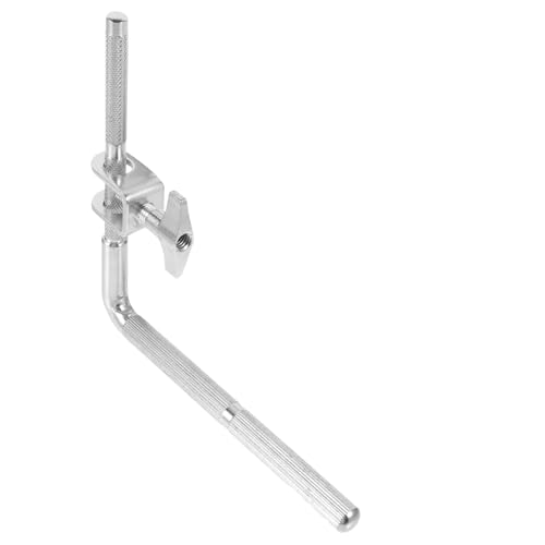 ULDIGI Drum Set Accessory Metal Cowbell Mounting Bracket Extendable Clamp for Right Angle Cowbells