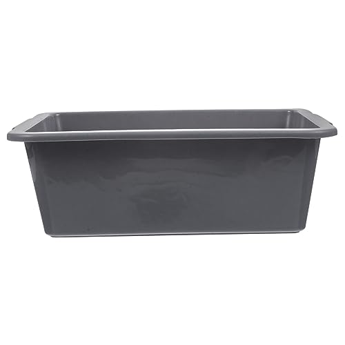 Happyyami Plastic Storage Box Bus Tub Utility Commercial Tote Tubs Rectangular Storage Bin