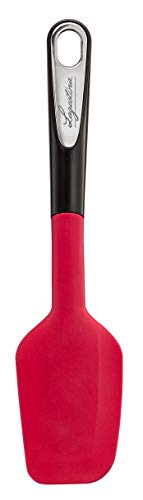 Lagostina Ingenio Smart Spatola con Anello Antiscivolo, Ideale per Pentole Antiaderenti, Ergonomica, Plastica e silicone, Nero e Rosso - Immagine 1