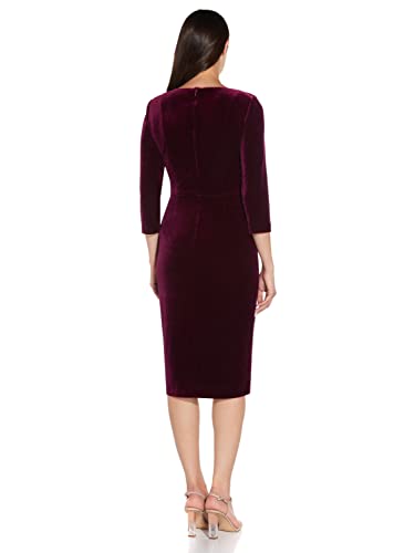 Image of Adrianna Papell Women's Velvet Tie Front Dress