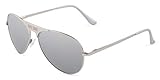 Unisex Skull Rider Sfosilver Gafas, Plateado, Talla única Unisex Adulto