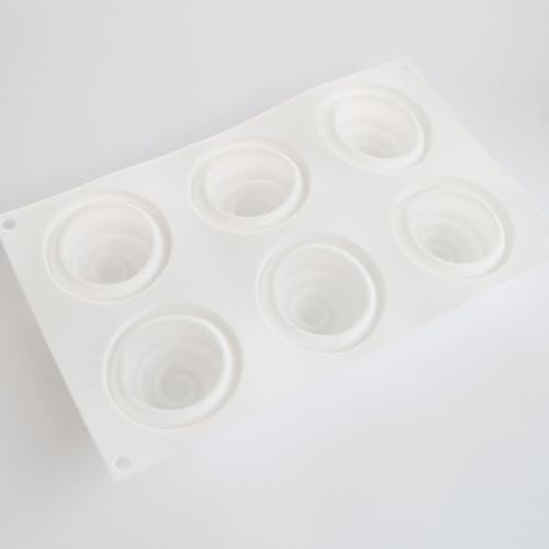 cinnamon roll silicone mold Chocolate Mold candle Dessert mold wax melt mold soap making mold perfect size for cinnamon bun