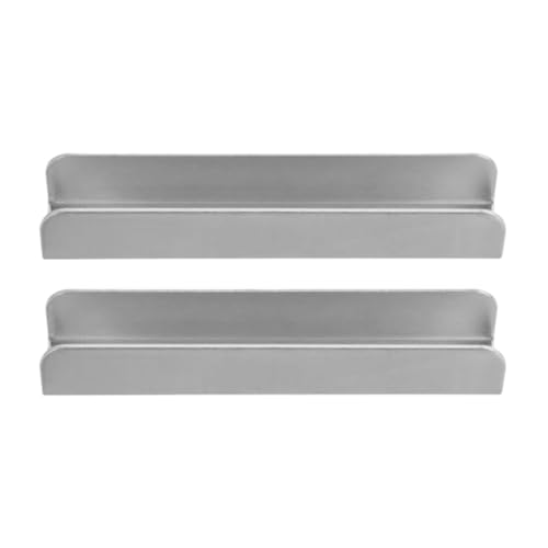 Milageto フェンス補強溝パーツ 2個 ポータブル 階段 ペットショップ 屋内用