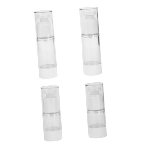 CTIRCHIU 4個 透明トラベル用コンパクト詰め替えボトル 耐久プラスチック製漏れ防止設計 化粧水 乳液 ローション用携帯便利小け容器