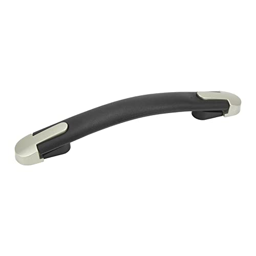 Alça de plástico para mala, alça de reposição de 22,2 cm com extremidade de metal, para reparo de ca