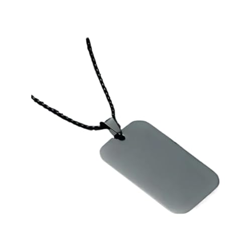 Plaques d'identité militaires argent massif pour collier homme et femme
