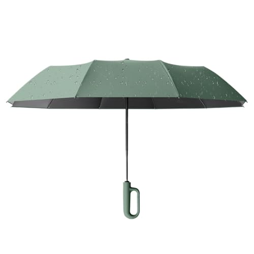 Parapluie de voyage coupe-vent haut de gamme à fermeture à anneau et protection solaire UPF 50+