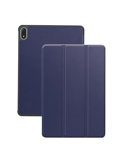 for OnePlus Pad 3 Tablet Case 13.2 Inch, PU Leather Protective Cover with Trifold Stand for OnePlus Pad3 Tablets, Scratch Resistant, Auto Wake/Sleep (Dark Blue)