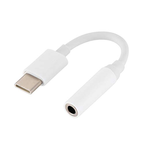 MOHAN88 Adaptateur de Type C à 3,5 mm, Adaptateur de câble pour écouteurs de Type C à 3,5 mm USB 3.1 Type C USB-C mâle à 3,5 AUX Audio Jack Femelle pour téléphones Portables Écouteurs Cover