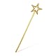 Abeillo Zauberstab für Kinder - Feenstab mit Stern und Glitzer für Mädchen, Prinzessin Stab Gold Angel Fairy Fee für Weihnachten Kostüm Karneval Mottoparty Cosplay Dekoration