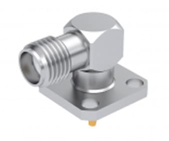 Connecteur RF SMA d'angle coudé 90 degrés Radiall R125653001 pour câble coaxial