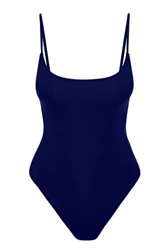 Image of Narecte Sexy One Piece Bathing Suit for Women Tummy Control High Cut One Piece Swimsuit Womens