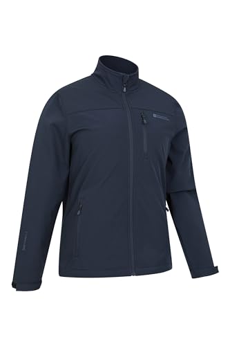 Mountain Warehouse Grasmere Mens Softshell Jacket -Breathable Raincoat
