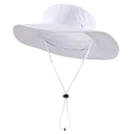 Home Prefer UPF 50+ Sun Hats for Men Women Wide Brim Fishing Hat with Neck Flap Summer Safari UV Protection Bucket Hat - Image 2