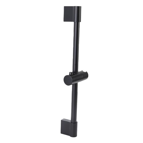 Generic Barra Deslizante de Ducha, Barra Deslizante de Ducha de Metal de Pared de Tubo Engrosado que Ahorra Espacio con Soporte para Cabezal de para el Hogar (BLACK)