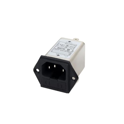 Prise de filtre d'alimentation CEI CW2A protection double fusible