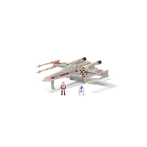Star Wars Micro Galaxy Squadron Death Star Trench Run Battle Pack - Four Vehicles Plus Five Micro Figure Accessories (Amazon Exclusive)