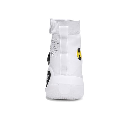 Men's Women's Basketball Shoes,Knitted High Top Basketball Shoes,Breathable Anti-Skid Running Shoes,Sneakers for Men,Suitable for All Kinds of Indoor and Outdoor Sports3