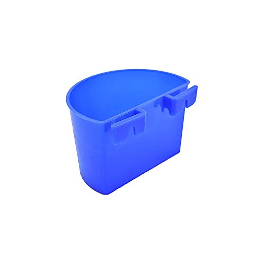Chicken Coop Feeder Water Cup Bird Cage Treats Cups With Hook For Pigeon Poultry Roosters Gamefowl Parakeet,Plastic Feeding & Watering Supplies,10 Pieces/3.5*2.3Inch #TOP5