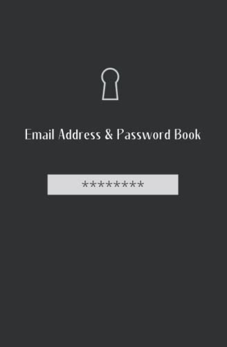 Email Address and Password Book: Alphabetical Tabs Passcode Book for Recording Emails, Usernames, Passwords, and Taking Notes