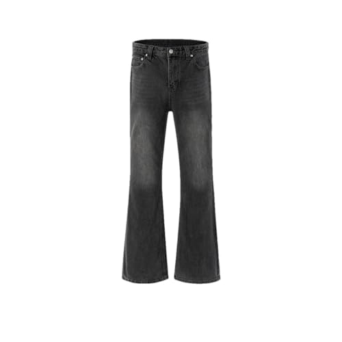 Unisex Jeans Straight Washed Oversized Denim Pants