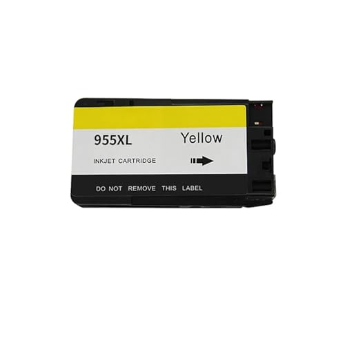 Cartucho de Tinta 955XL, Compatible con Impresora HP OfficeJet Pro 7720 7740 8710 8715 8720 8730 8740 8210 8216 8725(Yellow)
