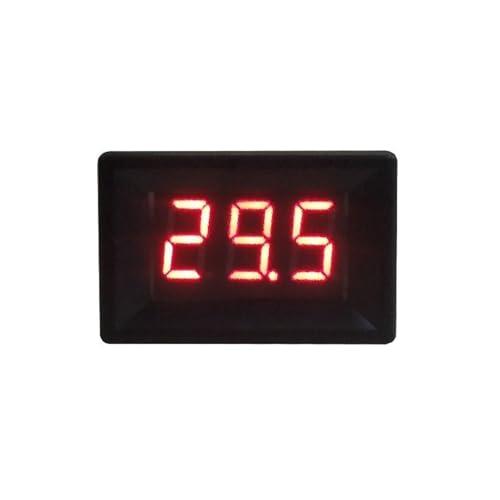 10pcs Mini Digital Voltmeter 0-100V Digital Voltmeter Voltage Panel Meter for Electromobile Motorcycle Car 0.36 '' Red Green(Red)