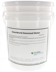ChemWorld Type II Deionized Water - 5 Gallons